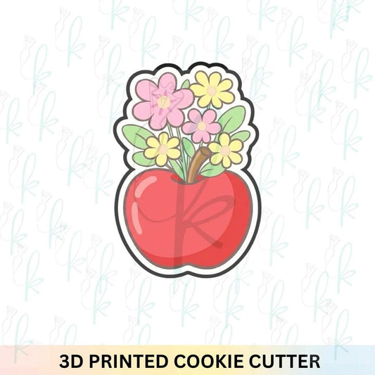 Floral Apple Cookie Cutter