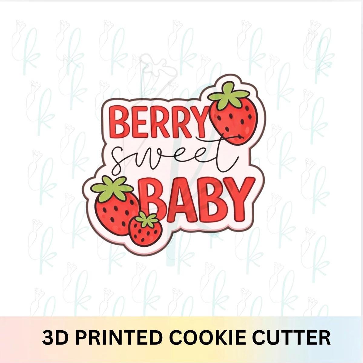 Berry Sweet Baby Plaque Cookie Cutter