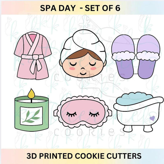 Spa Day Set of 6 Cookie Cutters