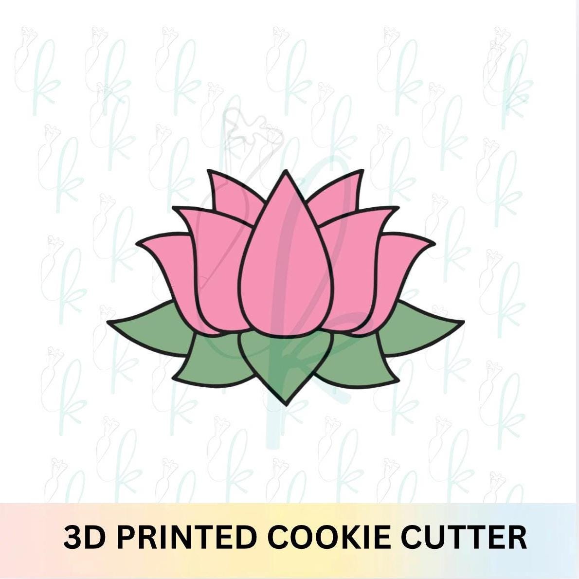 Lotus Flower Cookie Cutter