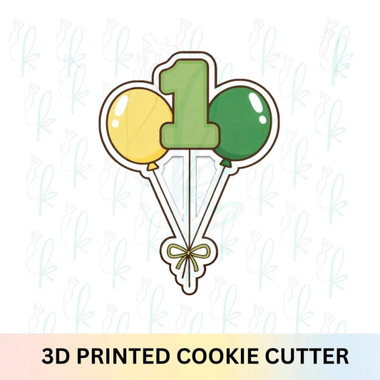One Balloon Trio Cookie Cutter