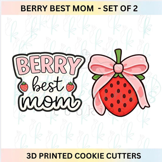 Berry Best Mom -  Set of 2 Cookie Cutters