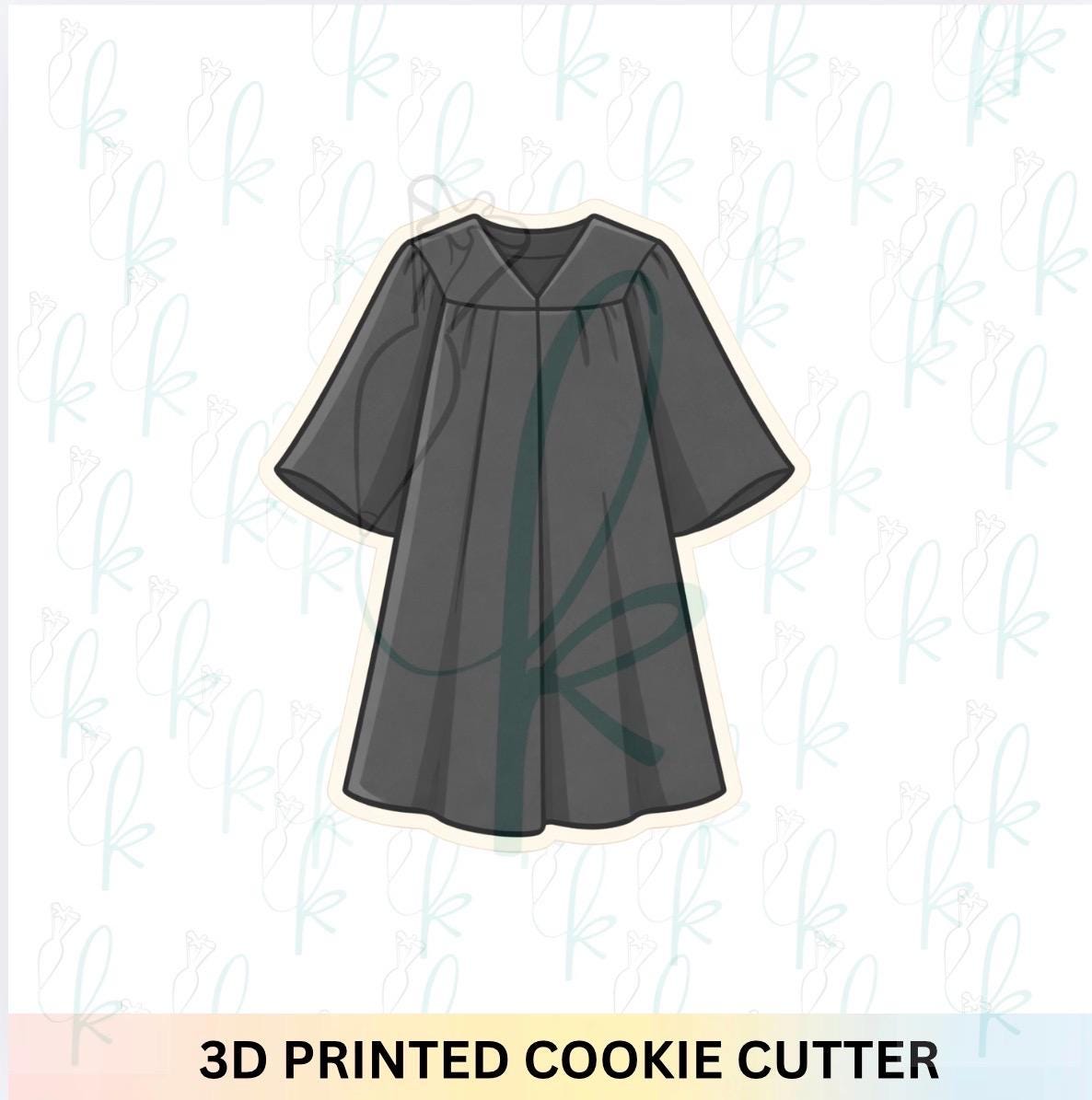 Graduation Gown Cookie Cutter
