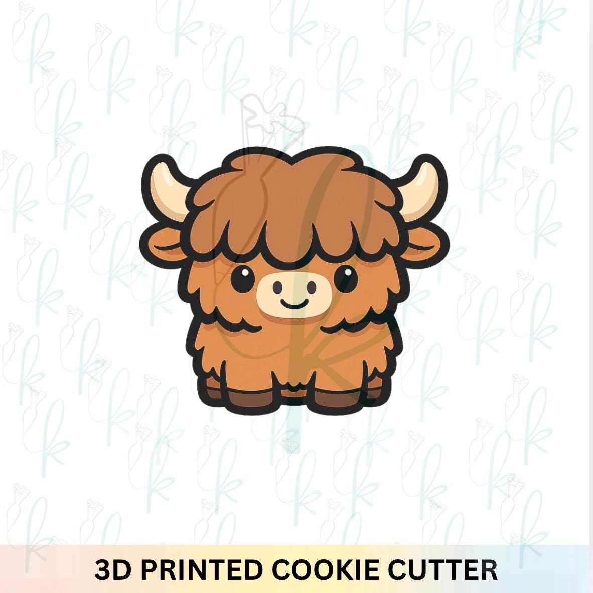 Highland Cow Cookie Cutter
