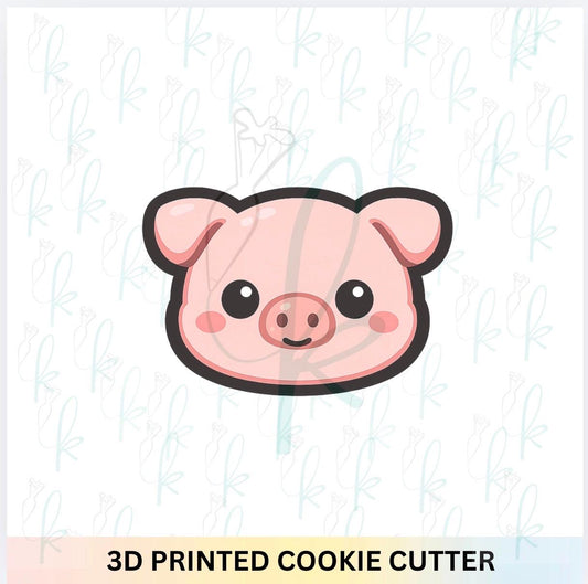 Pig Face Cookie Cutter