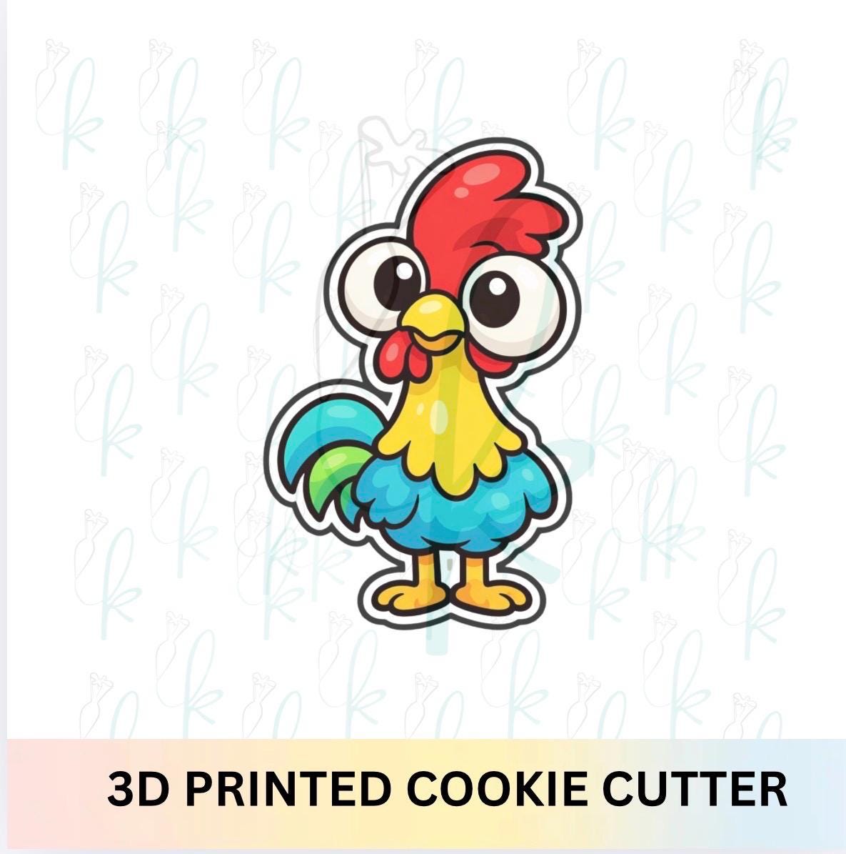 Tropical Chicken Cookie Cutter