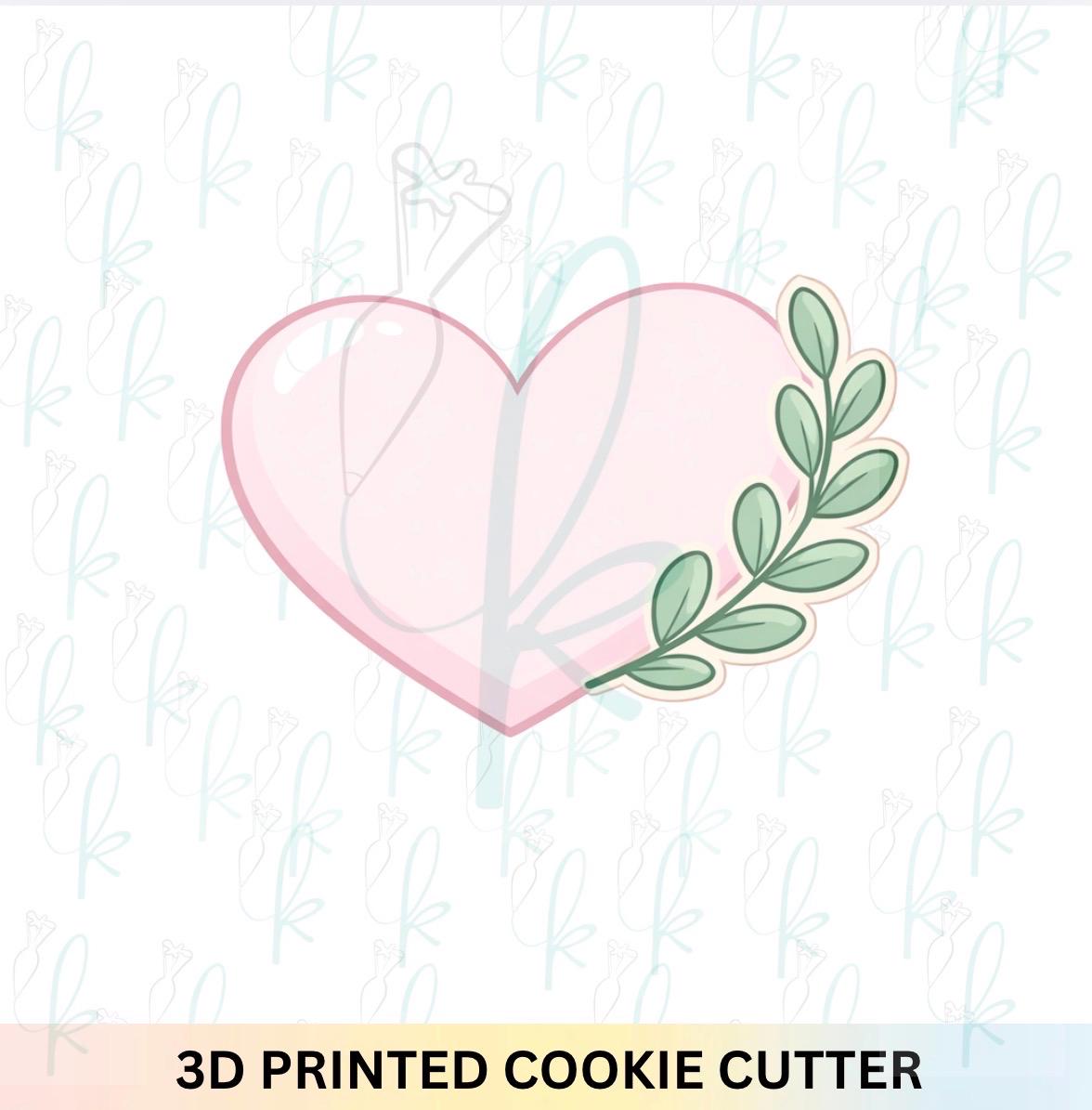 Greenery Heart Cookie Cutter