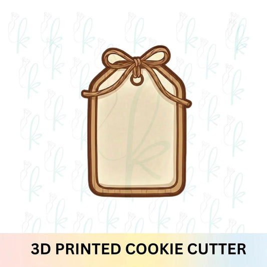 Rustic Tag Cookie Cutter