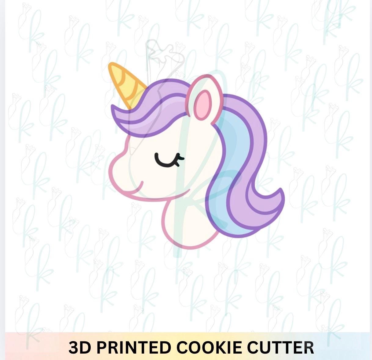 Unicorn Head Cookie Cutter