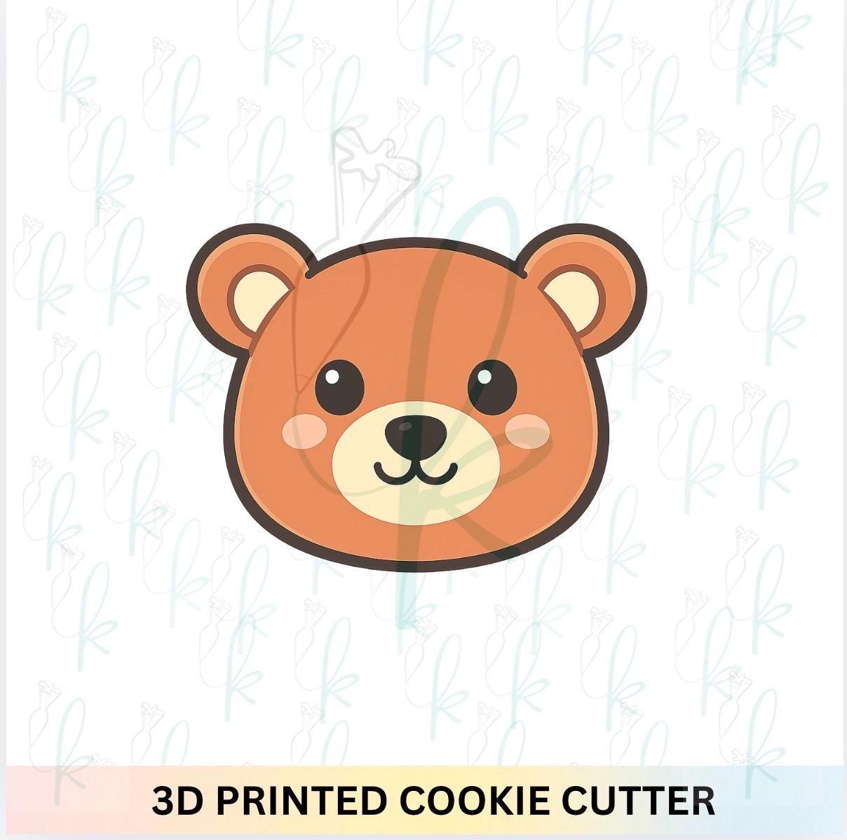Cute Bear Face Cookie Cutter