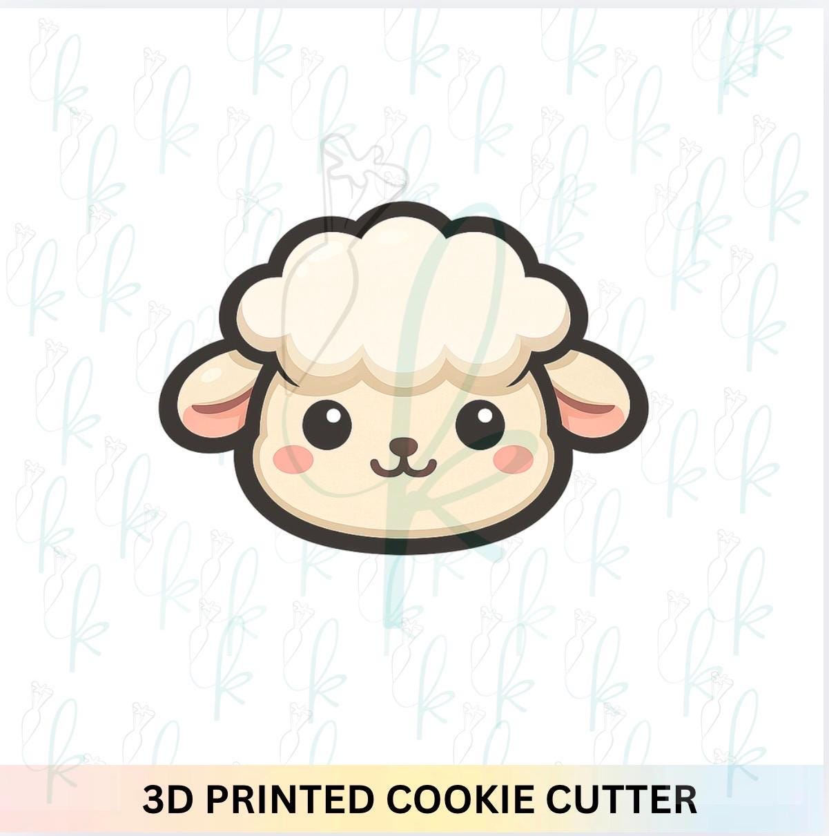 Sheep Face Cookie Cutter