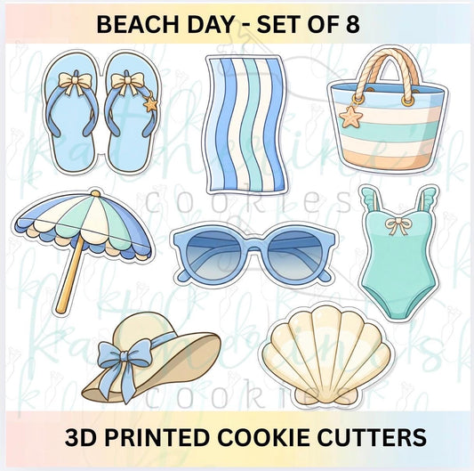 Beach Day - Set of 8 Cookie Cutters