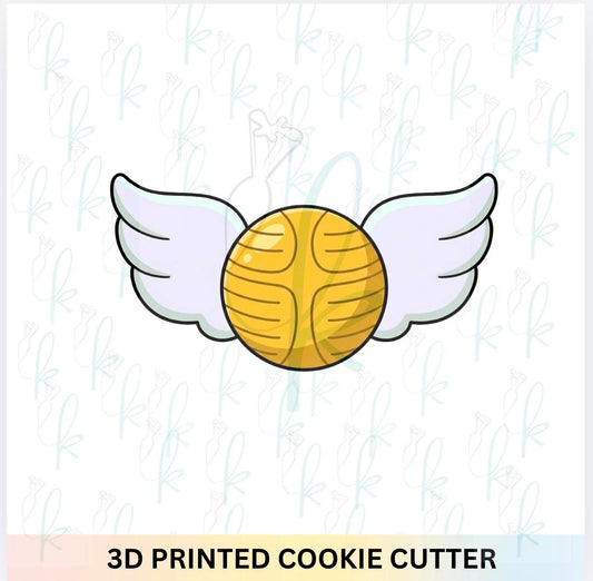 Ball with Wings Cookie Cutter