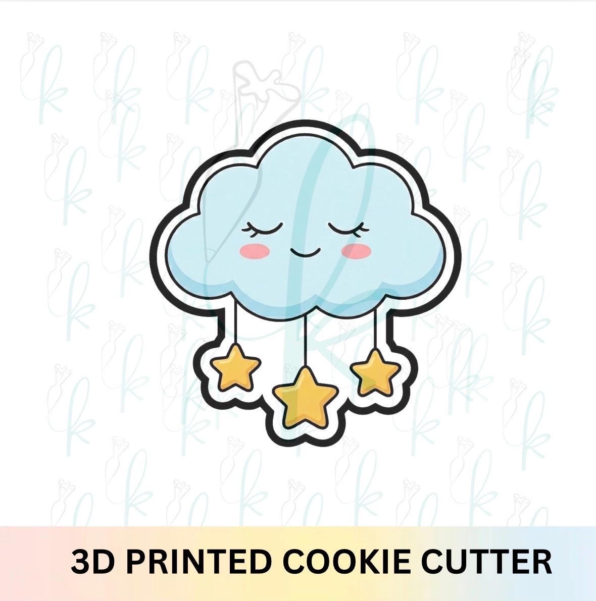 Cloud and Stars Mobile Cookie Cutter