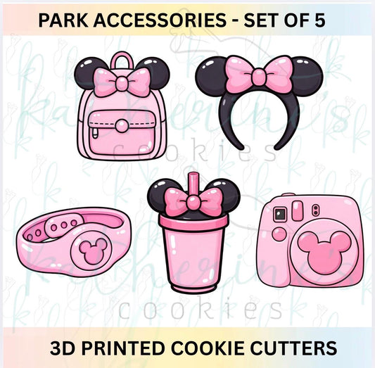 Park Accessories - Set of 5 Cookie Cutters