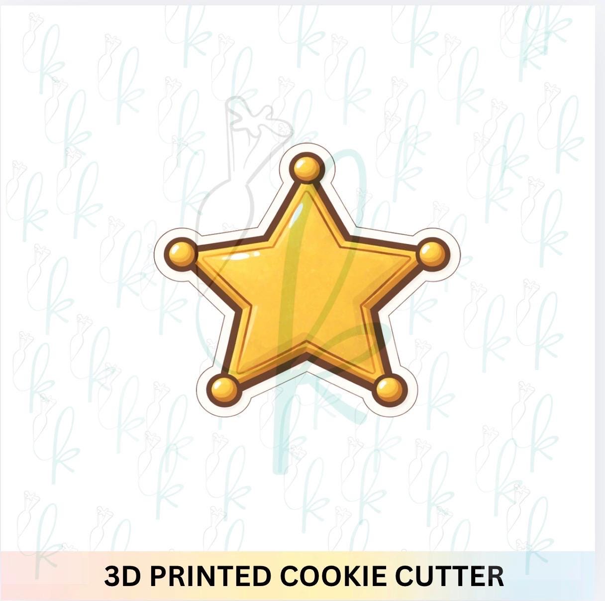Sheriff Star Cookie Cutter