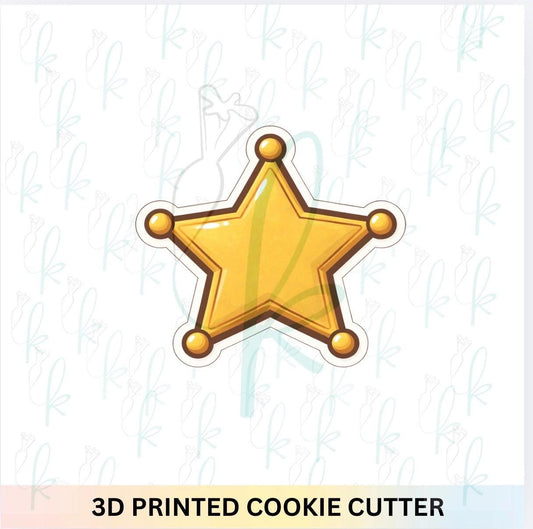 Sheriff Star Cookie Cutter